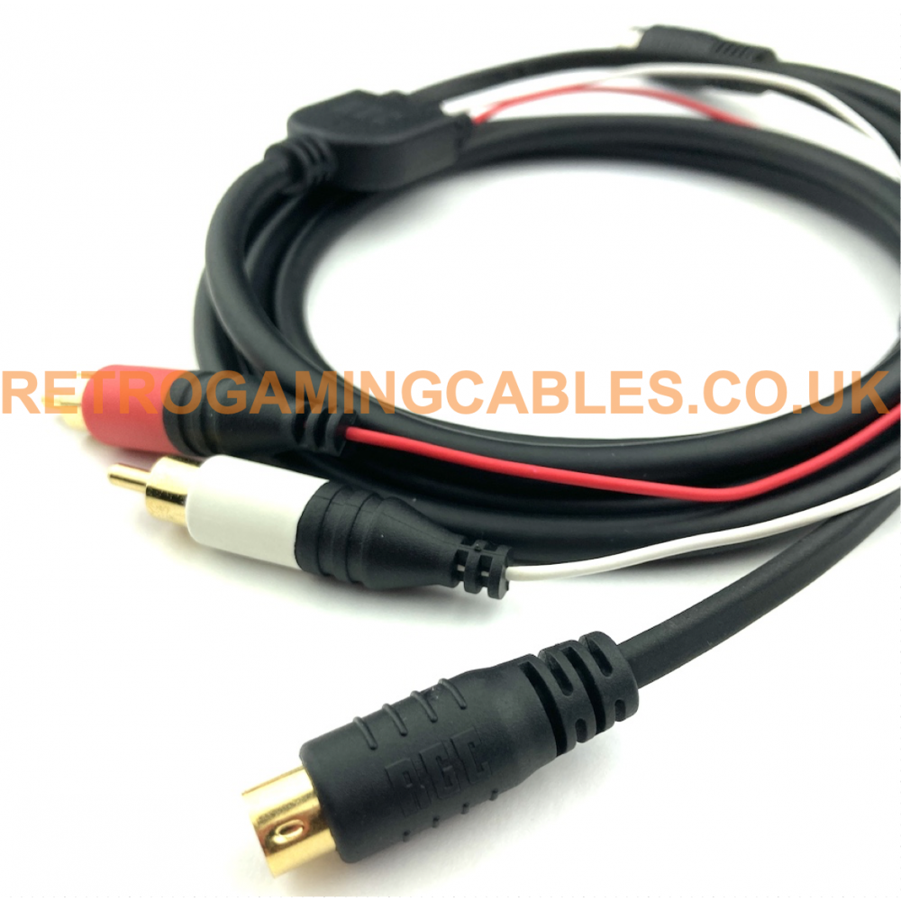 Sega Saturn svideo cable PAL NTSC